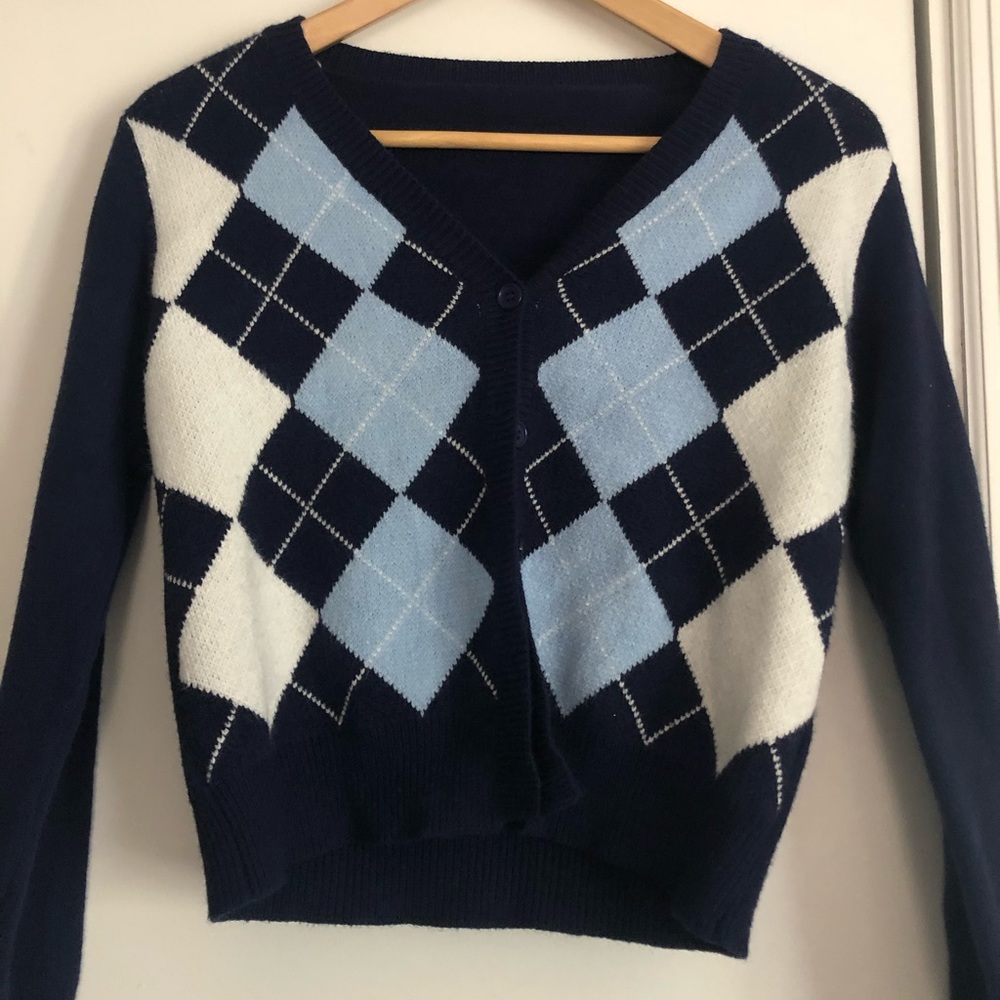 Argyle Cardigan